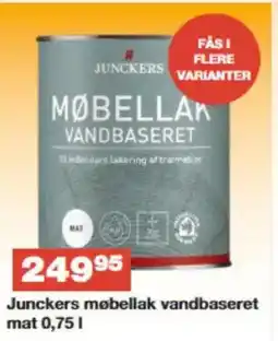 Bauhaus JUNCKERS Møbellak vandbaseret mat tilbud