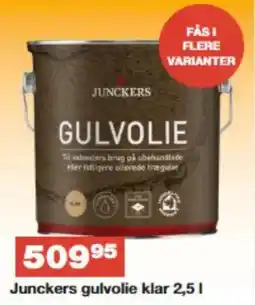 Bauhaus JUNCKERS Gulvolie klar tilbud