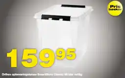 Bauhaus Orthex opbevaringskasse smartstore classic 66 klar m/låg tilbud