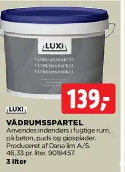 jem & fix Luxi Vådrumsspartel tilbud