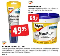 jem & fix Klar Til Brug Filler tilbud