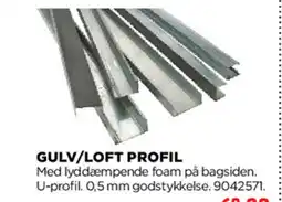 jem & fix Gulv/loft Profil tilbud