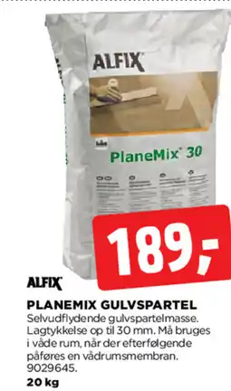 jem & fix Alfix Planemix Gulvspartel tilbud
