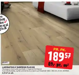 jem & fix Laminatgulv Surprise Plus Eg tilbud