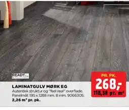 jem & fix Ready Laminatgulv Mørk Eg tilbud