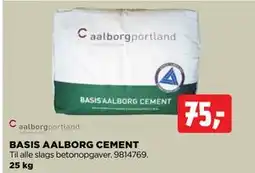 jem & fix BASIS AALBORG CEMENT, DKK 75 tilbud
