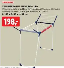 jem & fix TØRRESTATIV PEGASUS 150, DKK 198 tilbud