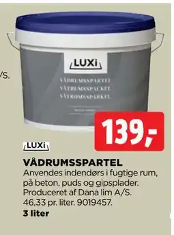 jem & fix VÅDRUMSSPARTEL, DKK 139 tilbud
