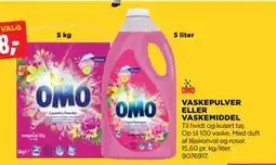 jem & fix VASKEPULVER ELLER VASKEMIDDEL, DKK 78 tilbud