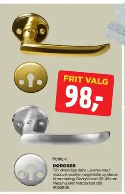 jem & fix DØRGREB, DKK 98 tilbud