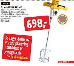 jem & fix FALKE Blandemaskine tilbud