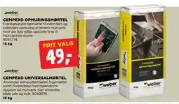 jem & fix CEMPEXO OPMURINGSMØRTEL, DKK 49 tilbud
