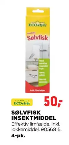 jem & fix SØLVFISK INSEKTMIDDEL, DKK 50 tilbud