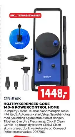 jem & fix HØJTRYKSRENSER CORE 140-6 POWERCONTROL HOME, DKK 1448 tilbud