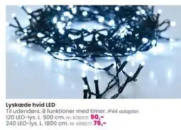 Hi five Lyskæde hvid LED tilbud