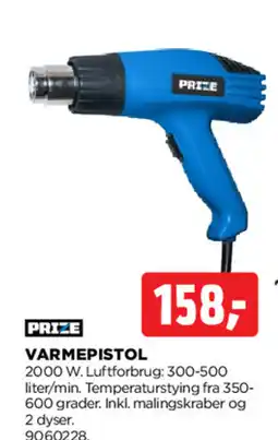 jem & fix PRIZE Varmepistol tilbud