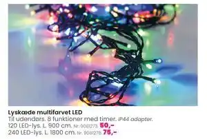 Hi five Lyskæde multifarvet LED tilbud