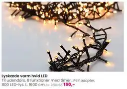 Hi five Lyskæde varm hvid LED, DKK 150 tilbud