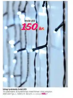 Hi five Istap lyskæde hvid LED, DKK 150 tilbud