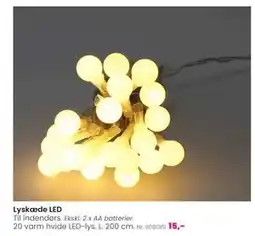 Hi five Lyskæde LED, DKK 15 tilbud