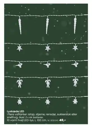 Hi five Lyskæde LED, DKK 40 tilbud