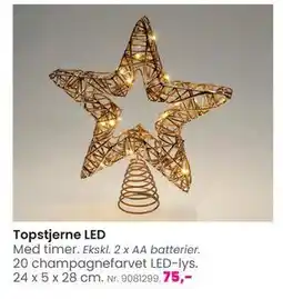 Hi five Topstjerne LED, DKK 75 tilbud