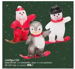 Hi five Julefigur LED, DKK 100 tilbud