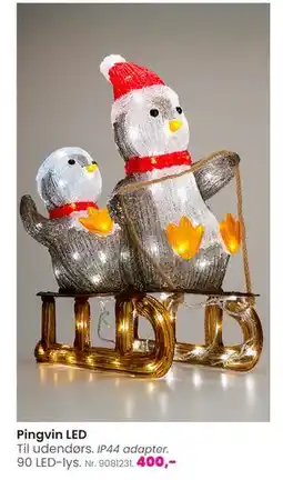 Hi five Pingvin LED, DKK 400 tilbud