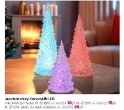 Hi five Juletræ akryl farveskift LED tilbud