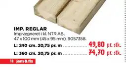 jem & fix Imp. Reglar tilbud
