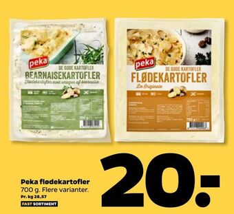Netto Peka flødekartofler tilbud