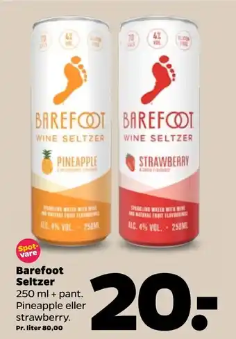 Netto Barefoot Seltzer tilbud