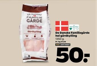 De Danske Familiegårde hel gårdkylling