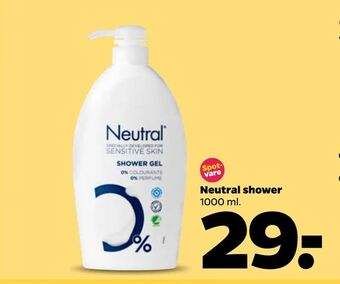 Netto Neutral shower tilbud