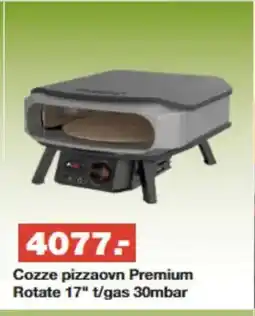 Bauhaus Cozze pizzaovn Premium Rotate 17" t/gas 30mbar tilbud