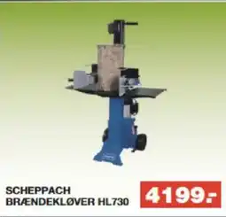 Bauhaus SCHEPPACH Brændekløver HL730 tilbud