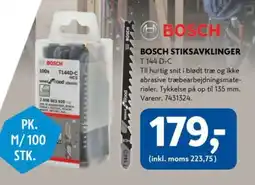 Davidsen BOSCH Stiksavklinger T 144 D-C tilbud