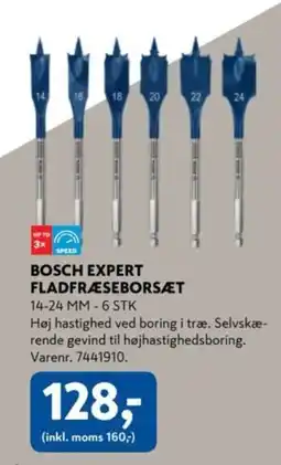Davidsen BOSCH Expert fladfræseborsæt tilbud