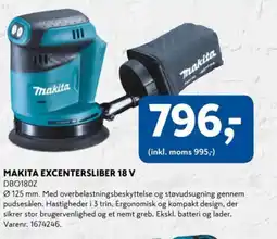 Davidsen Makita excentersliber 18 v tilbud