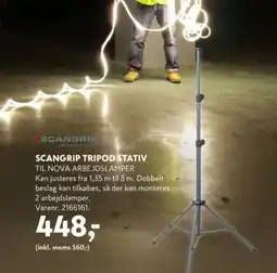 Davidsen Scangrip tripod stativ tilbud