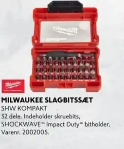Davidsen Milwaukee slagbitssæt tilbud