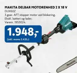 Davidsen Makita Delbar motorenhed 2 x 18 v tilbud