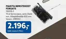 Davidsen Makita børstekost forsats tilbud