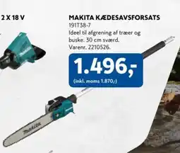 Davidsen Makita kædesavsforsats tilbud