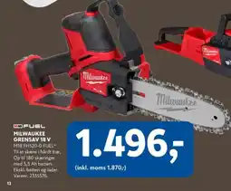 Davidsen Milwaukee grensav 18 v tilbud
