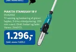 Davidsen Makita stangsav 18 v tilbud