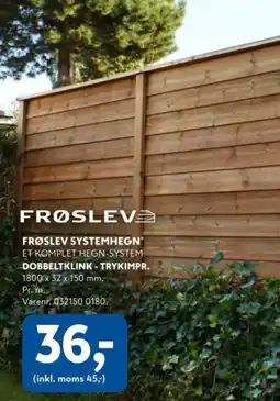 Davidsen Frøslev systemhegn tilbud