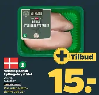 Netto Velsmag dansk kyllingebrystfilet tilbud