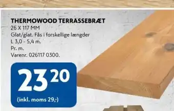 Davidsen Thermowood terrassebræt tilbud