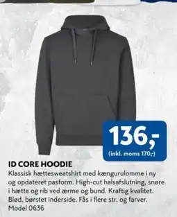 Davidsen ID Core hoodie tilbud